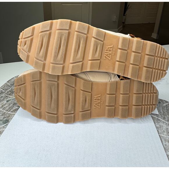 Zara Animal Print heel tab sneakers - Picture 7 of 10